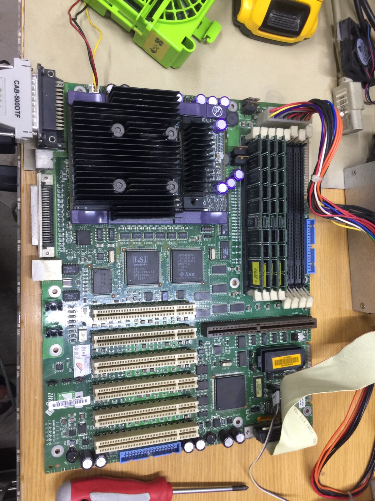 SUN 501-4559  AXI SystemBoard ,440Mhz, New-NVRAM, LATEST-FW, Test-PASS, W:30d