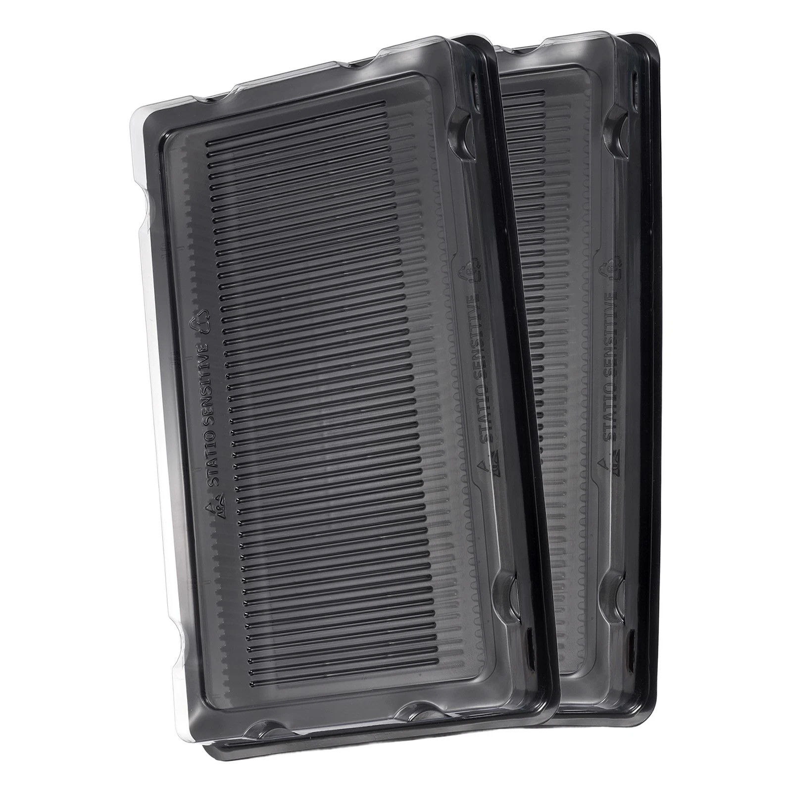 2Pcs DIMM Desktop DDR3/DDR4/DDR5 Memory RAM Module Package Tray with Cover