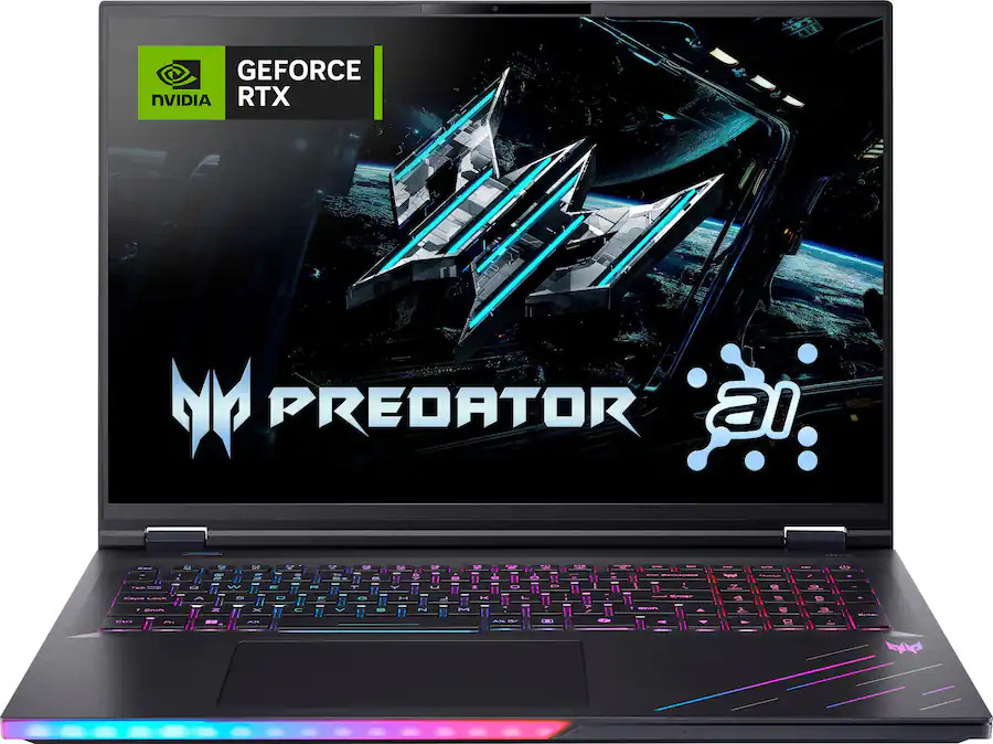 Acer Predator Helios 18 AI✓U9 275HX✓16GB RAM✓1TB✓Mini-LED 250Hz QHD✓RTX 5080✓WTY
