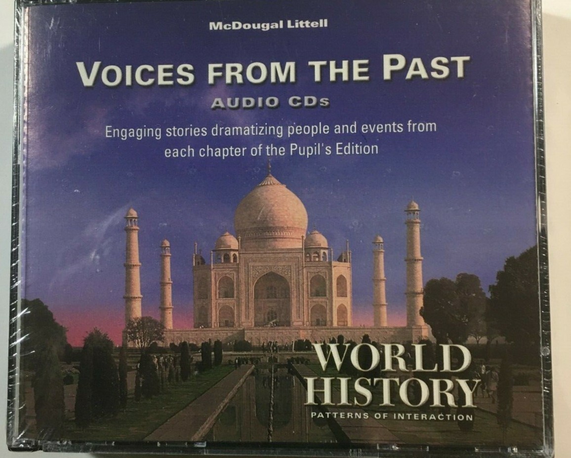 McDougal Littell Voices From The Past Audio CDs World History Patterns 