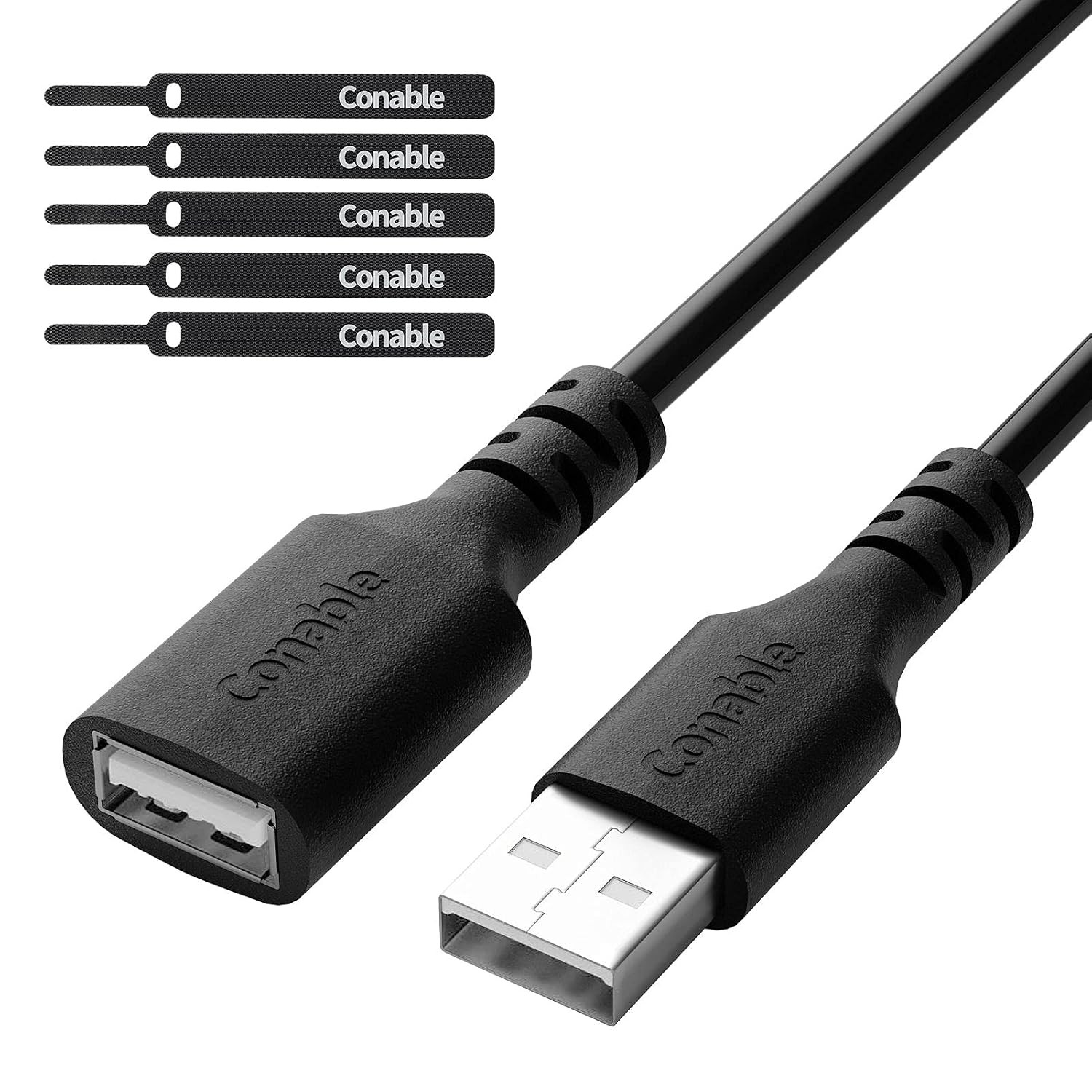 3 Pack USB Extension Cable 6 FT, USB 2.0 Type A Male to Female Extender Cord ...
