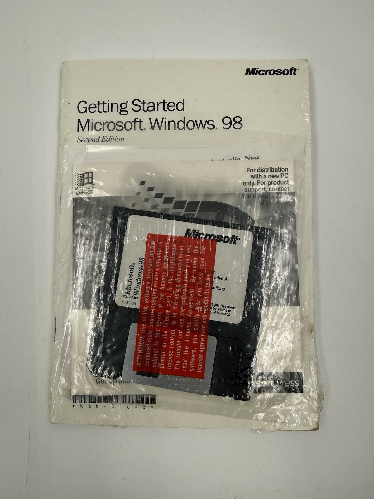 Microsoft Windows 98 Second Edition w/Floppy Boot Disk +  CD (New Other)