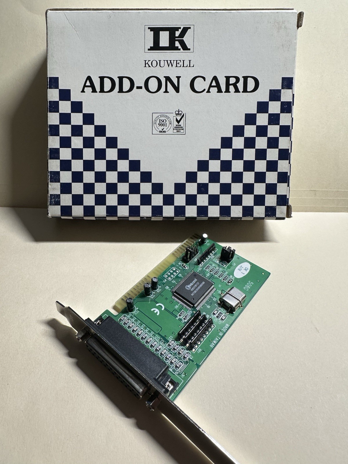 *** NEW KOUWELL KW-508G ISA PARALLEL PRINTER CARD - VINTAGE