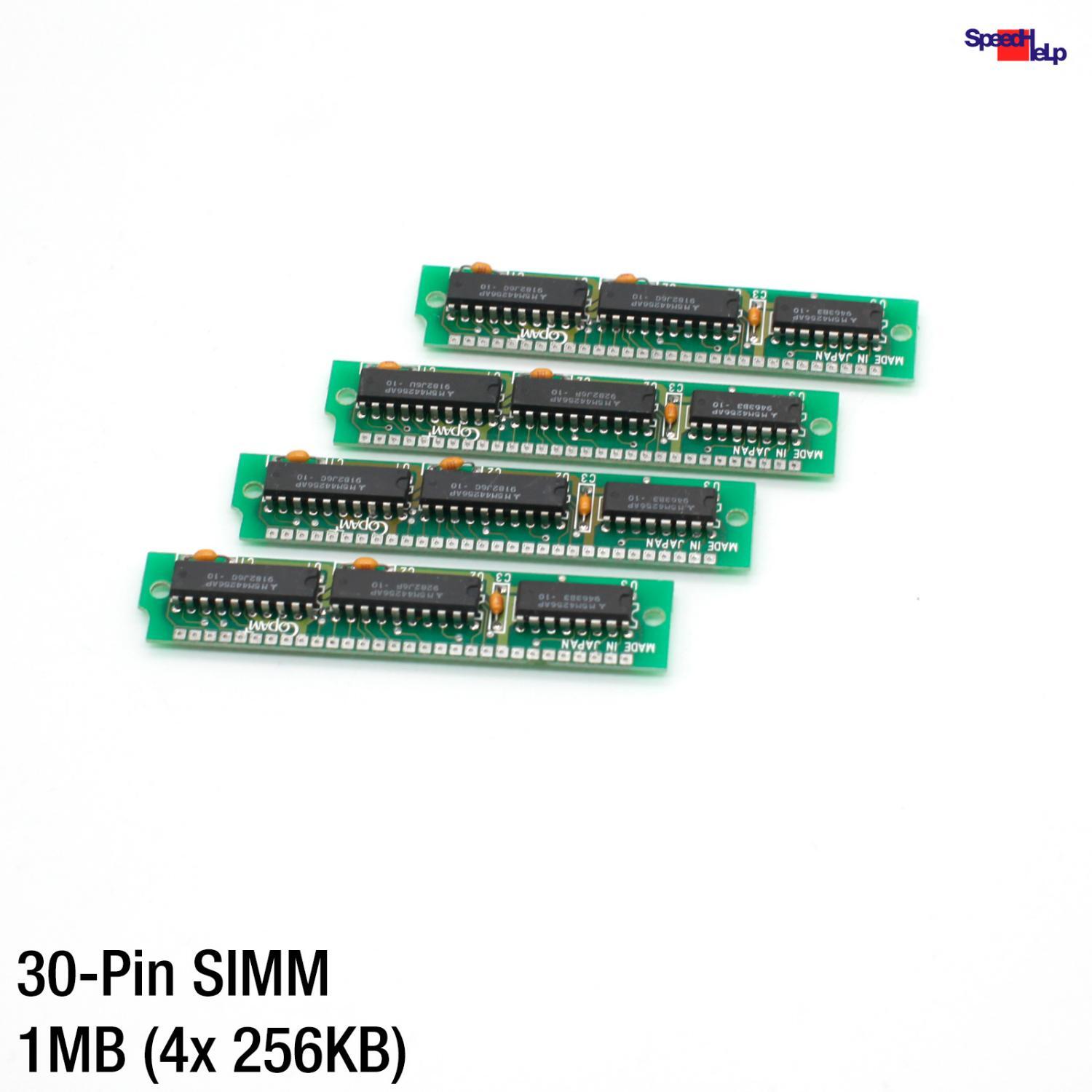 SIMM 1MB COPAM MITSUBISHI M5M44256AP RAM 4x256KB 30 PIN PIN 1MB FOR XT 286 386