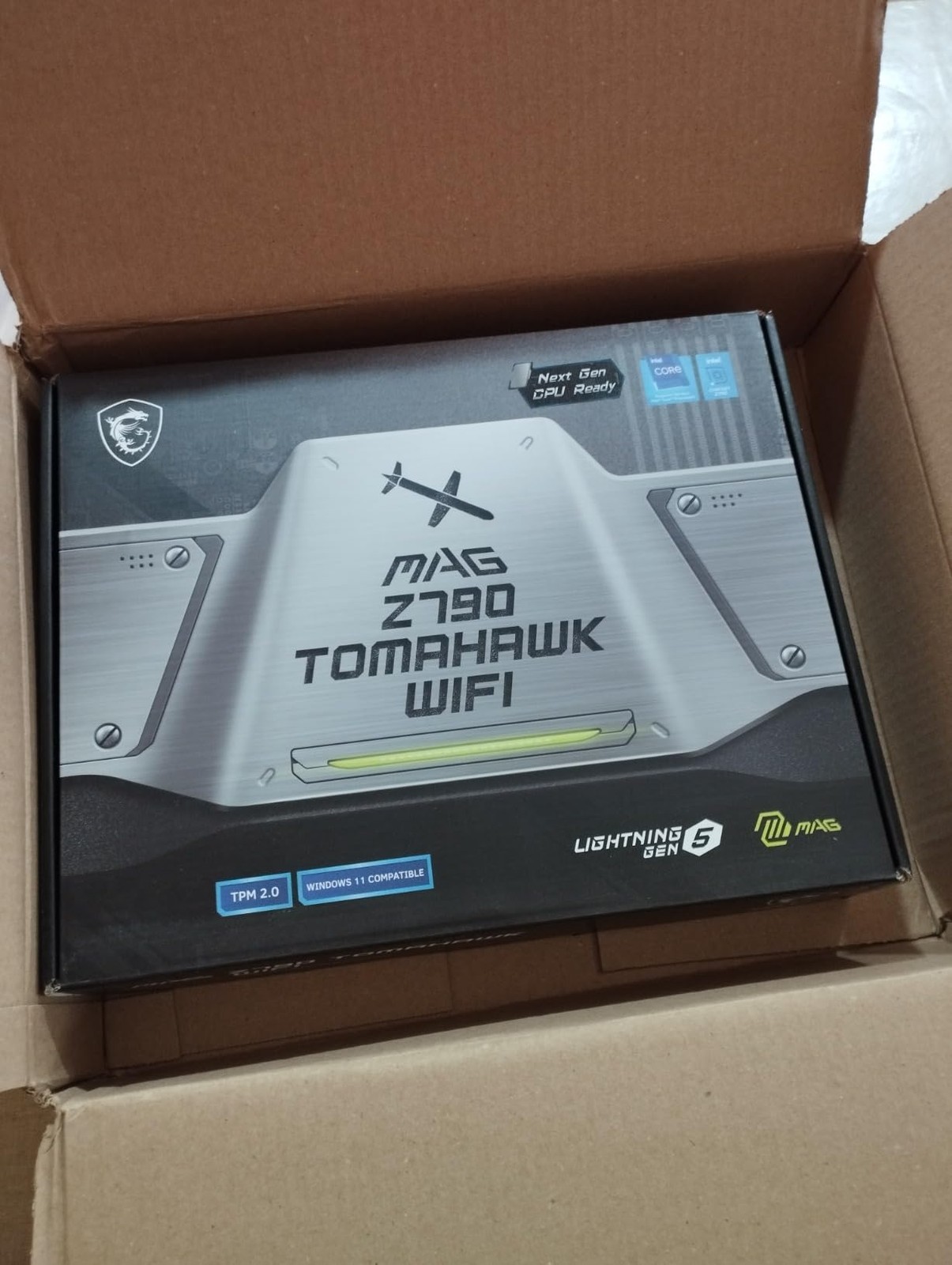 MSI MAG Z790 Tomahawk WiFi LGA1700 ATX DDR5 PCIe 5.0 Gaming Motherboard