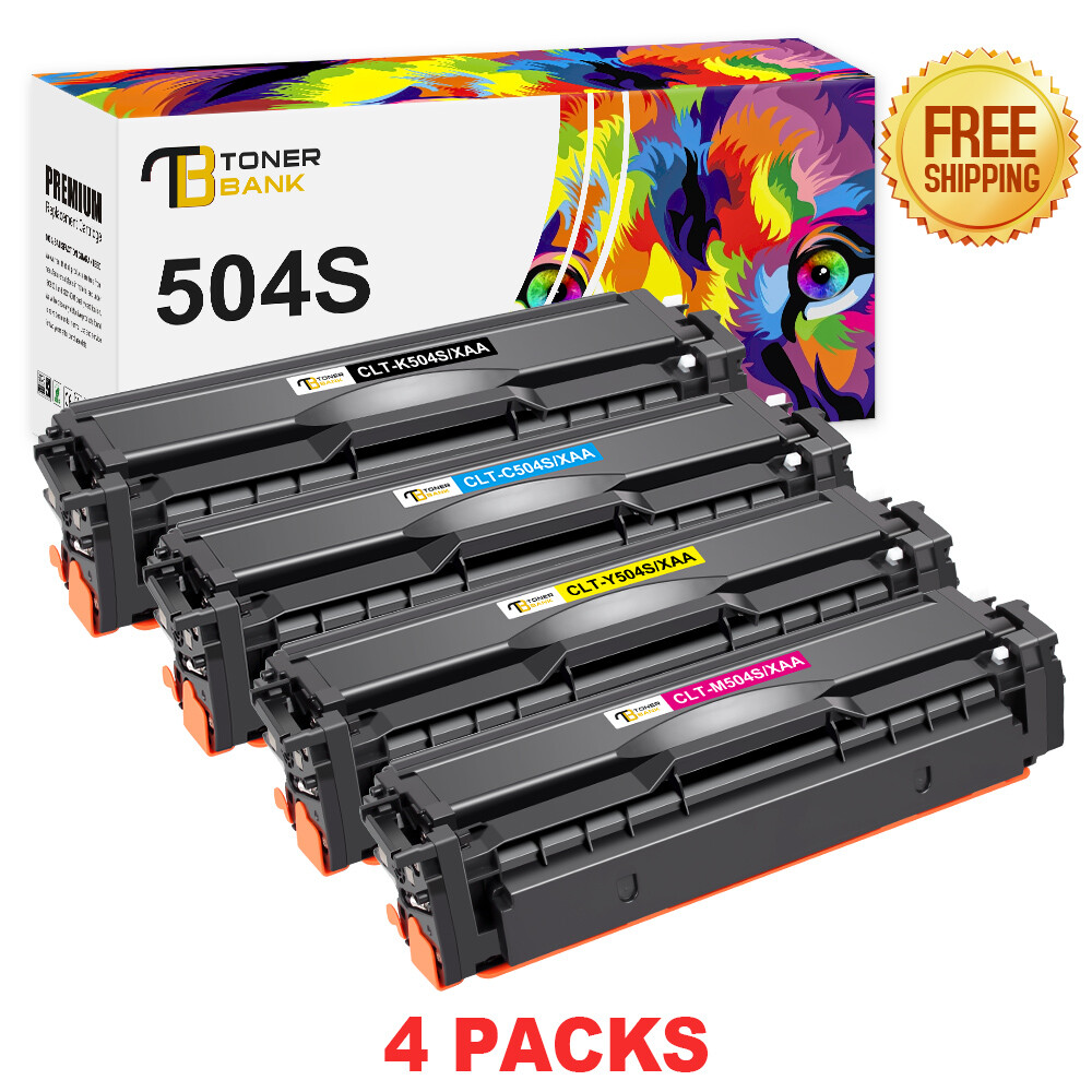 CLT K504S 504S Toner Fit for Samsung Xpress SL-C1810W C1860FW CLX-4195FN Lot