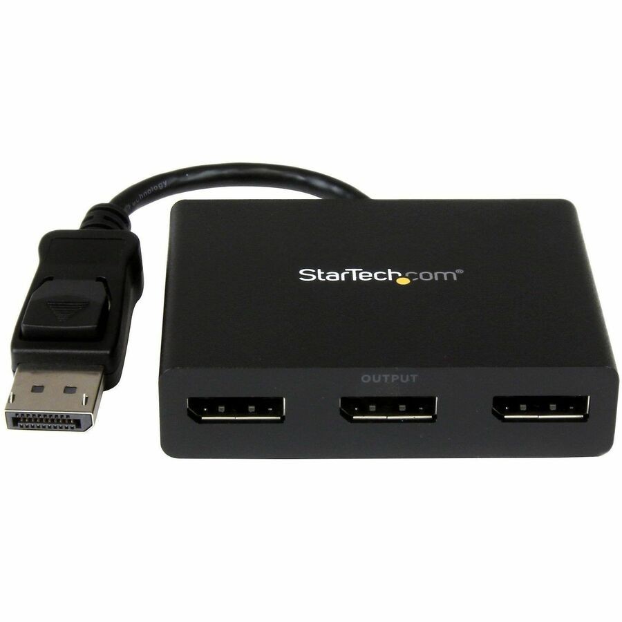 StarTech DisplayPort to DisplayPort Multi-Monitor Splitter w/ 3-Port MST Hub
