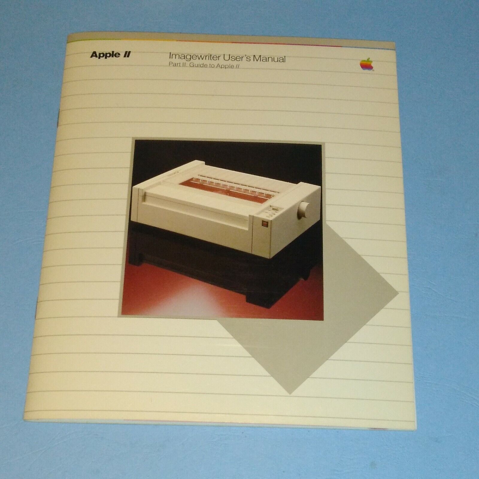 Vtg Apple II Imagewriter User\'s Manual Booklet Part II Guide to Apple ii