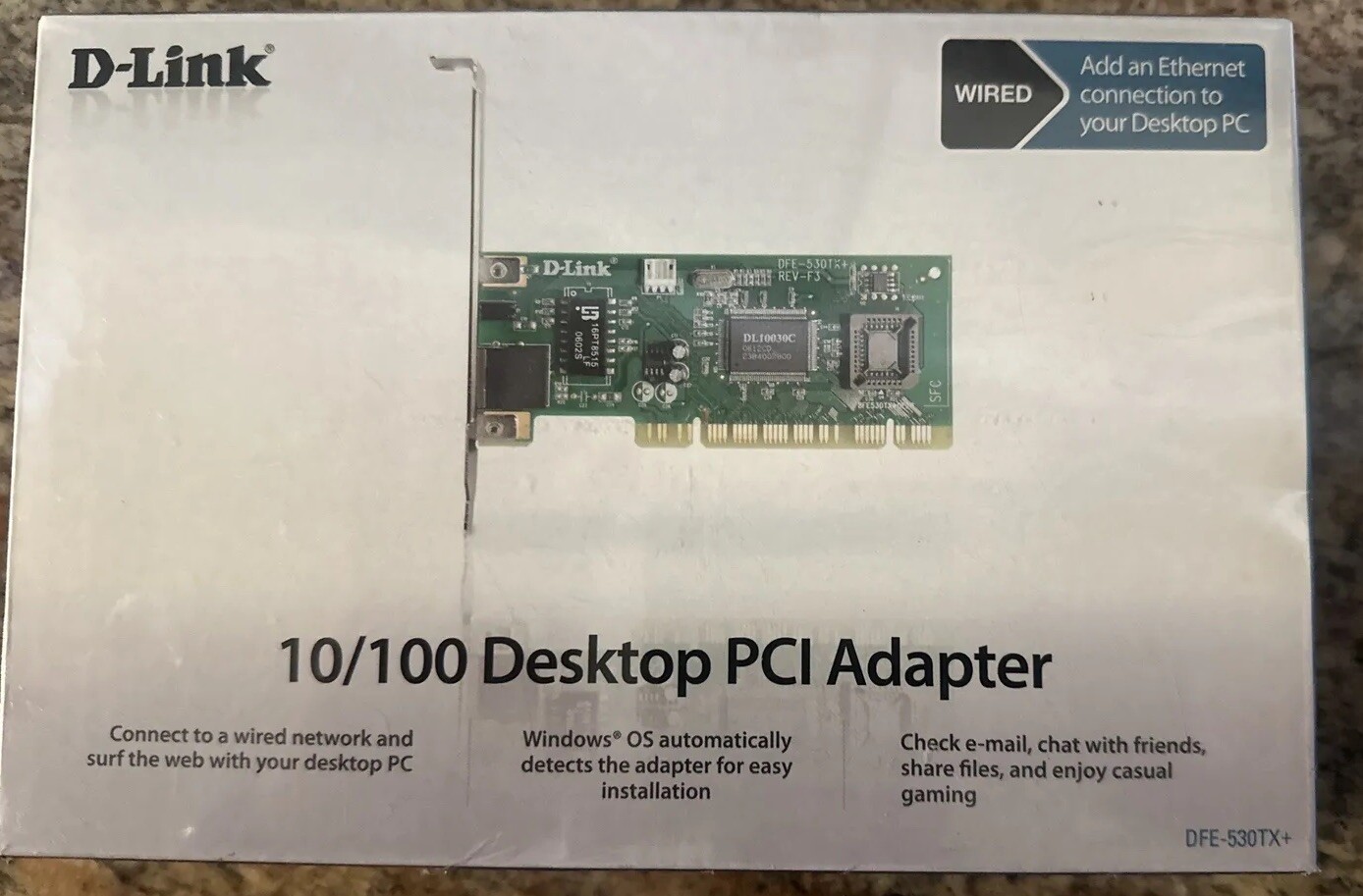 D-Link DFE 530tx - network adapter (22643) Network Adapter New Still In Box