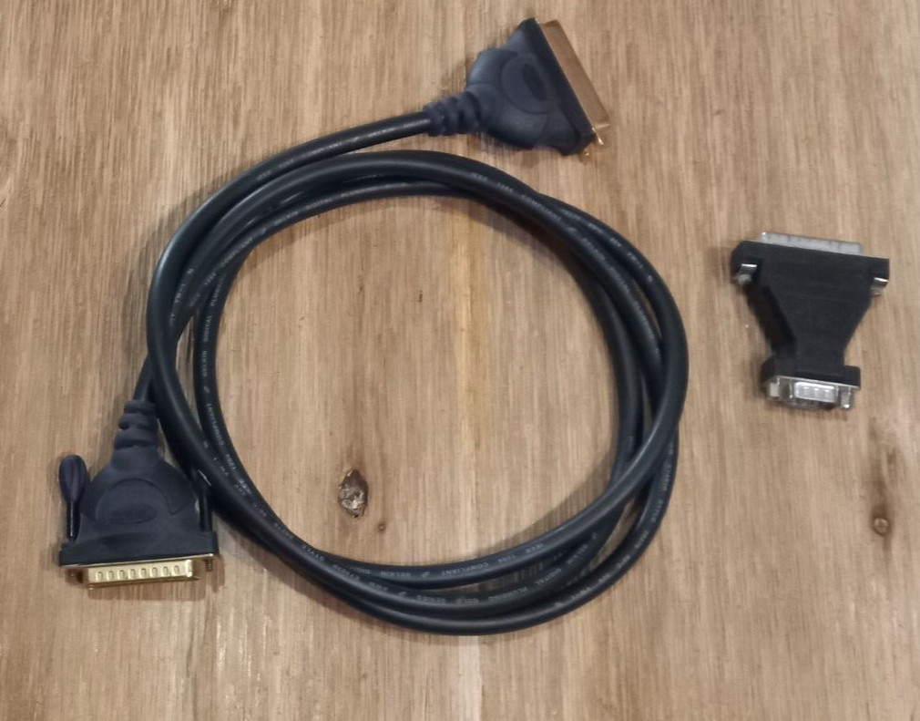 Belkin IBM at Ser Adptr: MCRWHSE F2L087BMW & Computer Parallel Printer Cable 6'