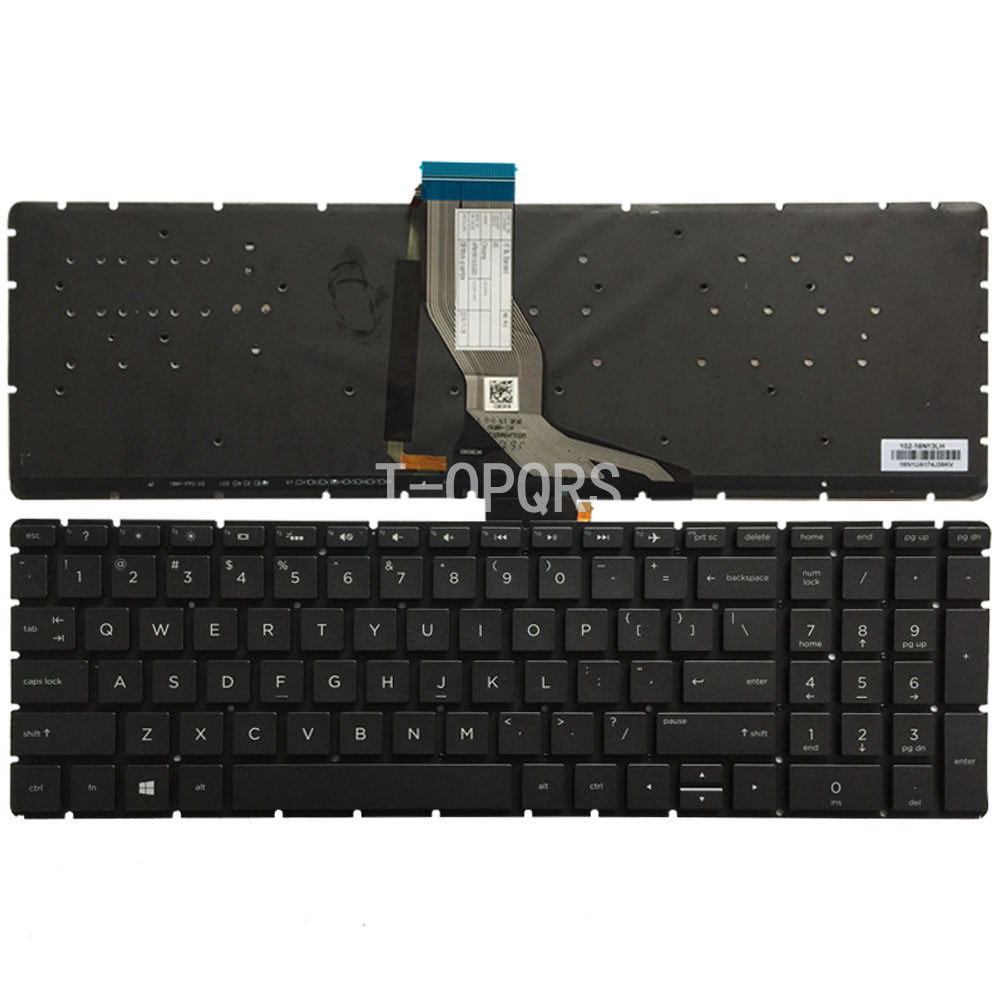 New For HP home15-bs070wm 15-bs091ms 15-bs095ms 15-bs013ds keyboard US Backlit