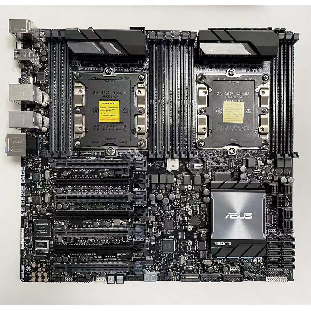For Asus WS C621E SAGE Workstation Motherboard Socket 3647 DDR4 E-ATX