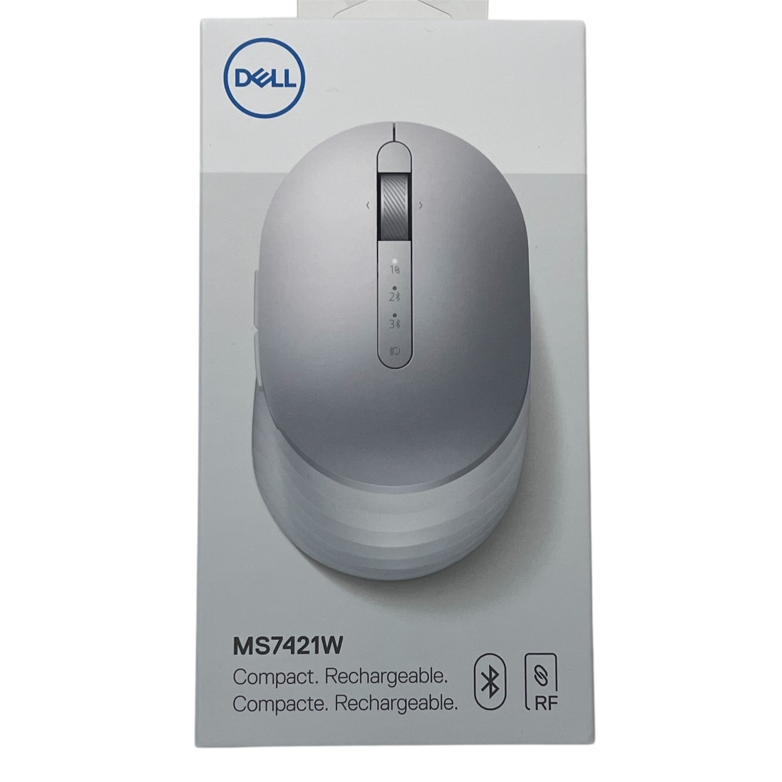 NEW - Dell MS7421W Premier Multi-Device Wireless Mouse - Rechargeable, Silver