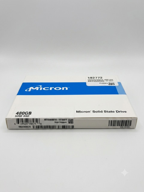 Micron 5200 ECO 480GB SSD GENUINE SATA SED-e MTFDDAK480TDC-1AT16ABYY TCG-E 2.5