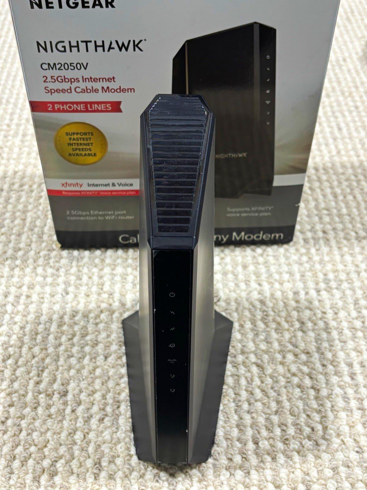 NETGEAR Nighthawk CM2050V DOCSIS 3.1 2.5Gbps XFINITY Voice Cable Modem