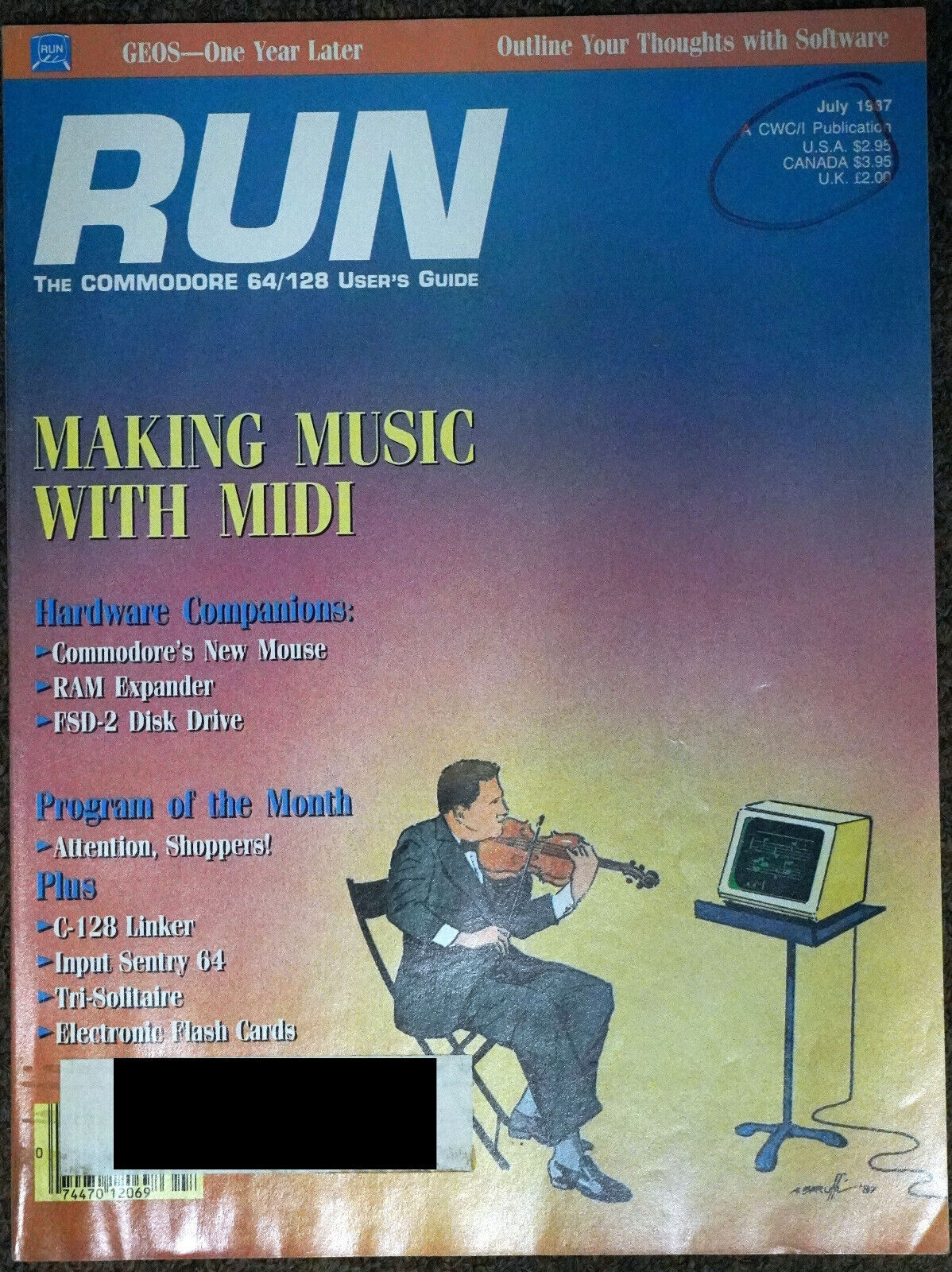 Commodore Magazine RUN July 1987