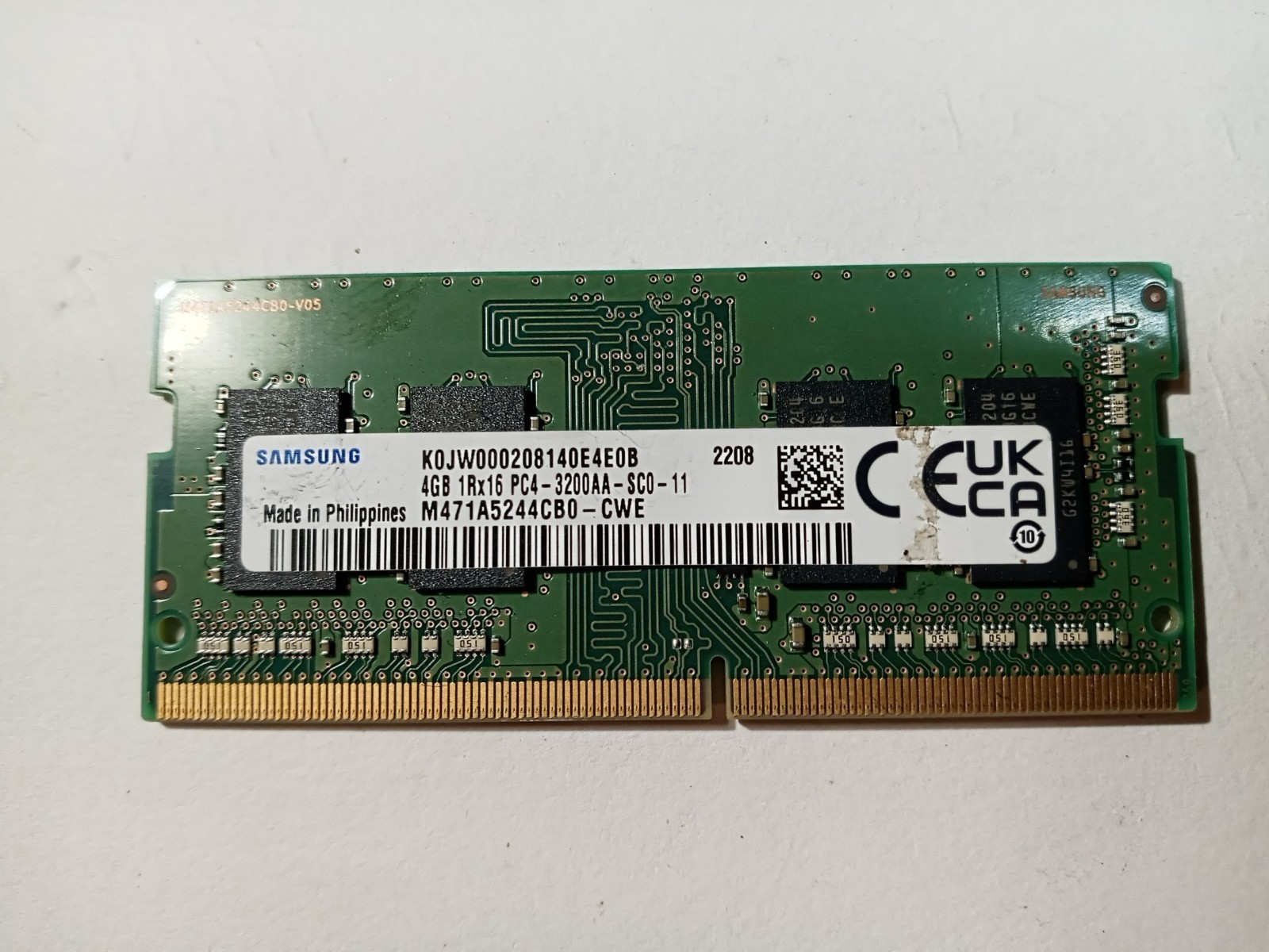 Samsung, SODIMM RAM GDDR4-4GB per Module x 5 Module=20GB 