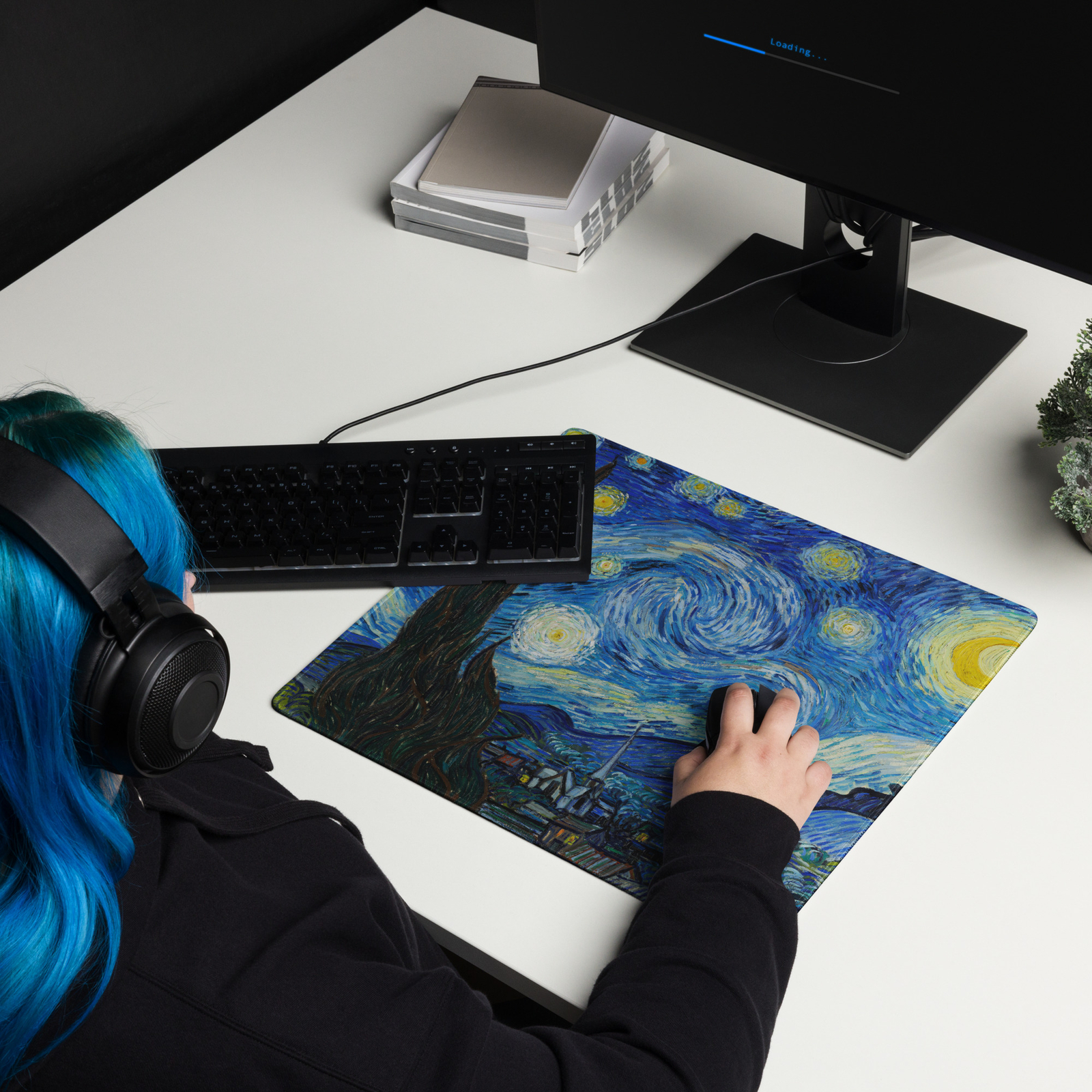 vincent van gogh starry night Gaming mouse pad