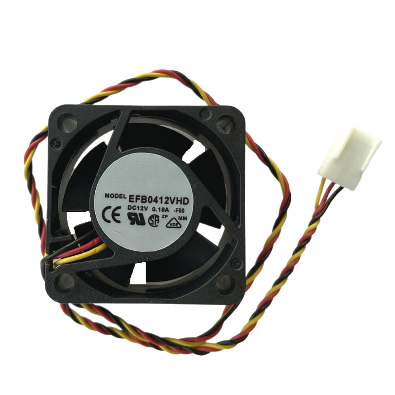 For Delta EFB0412VHD-F00 DC12V 0.18A 40*40*20mm 1U Server Cooling fan 3Pin
