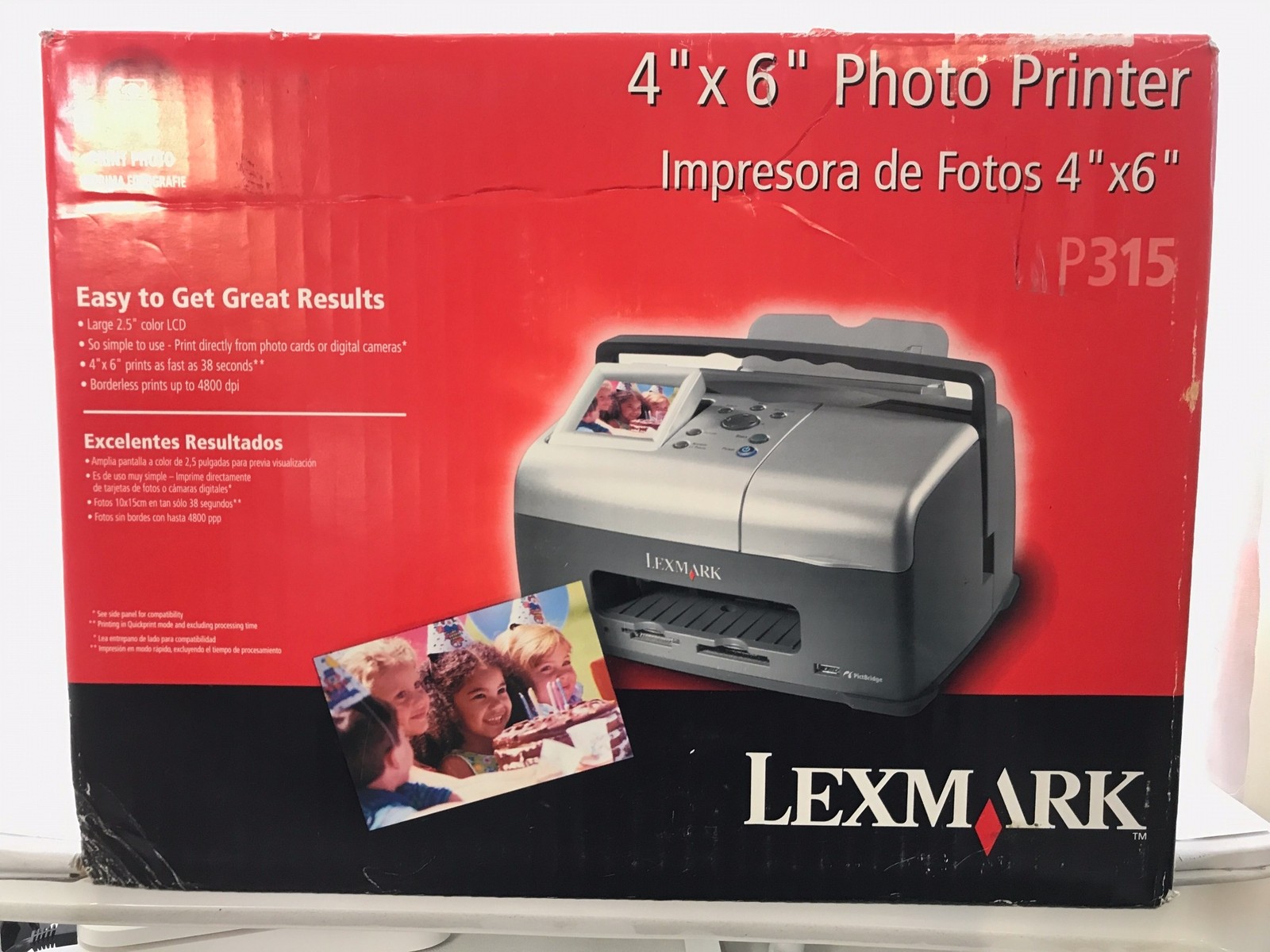 Lexmark P 315 Color Inkjet Photo Printer 20C0285