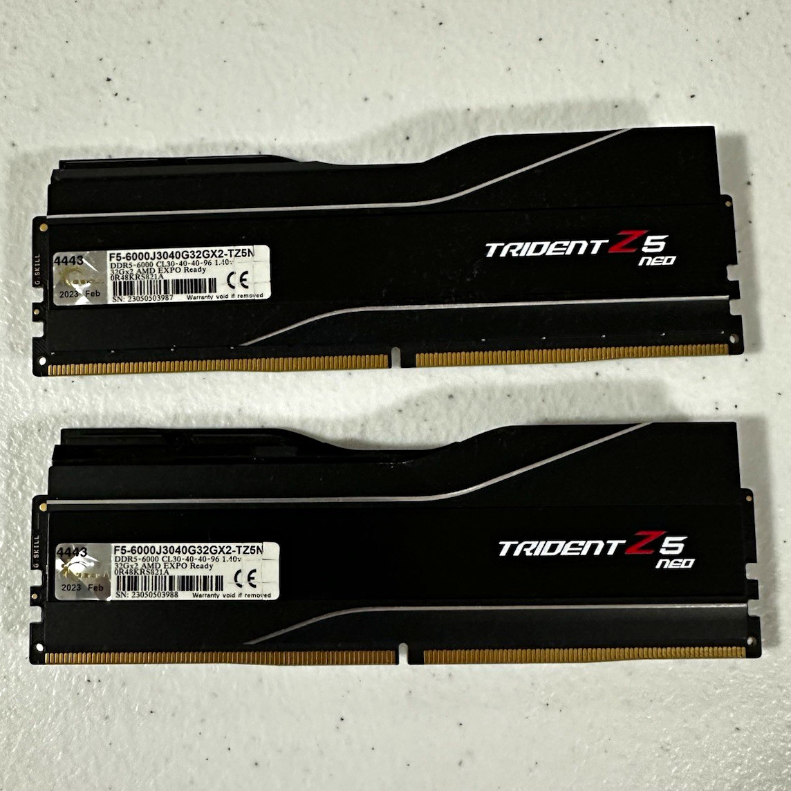 G.SKILL Trident Z5 Neo 64GB (2x32GB) DDR5-6000 DIMM AMD EXPO RAM