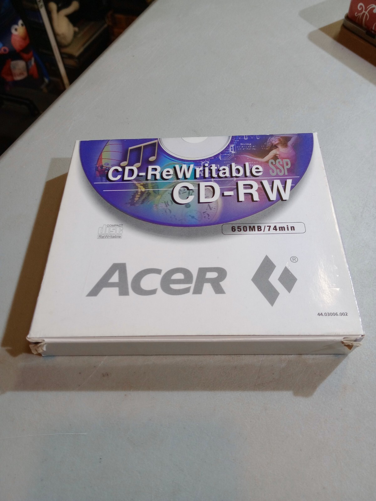 ACER CD-RW 650MB/74 min. CD-RW Compact Disc ***FACTORY SEALED***NEW***