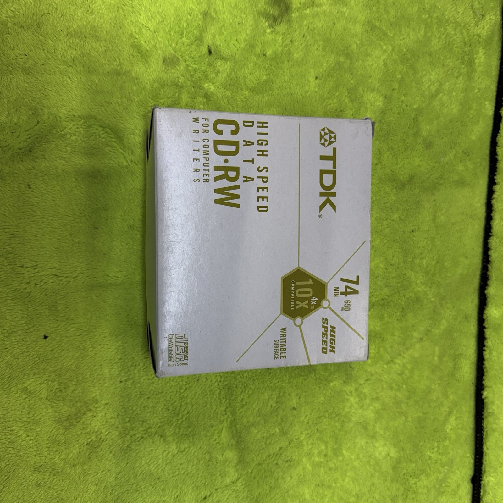 5 Brand New TDK 74 Min. 650 MB High Speed Data CD•RW SEALED SEE PICS 🔥🔥