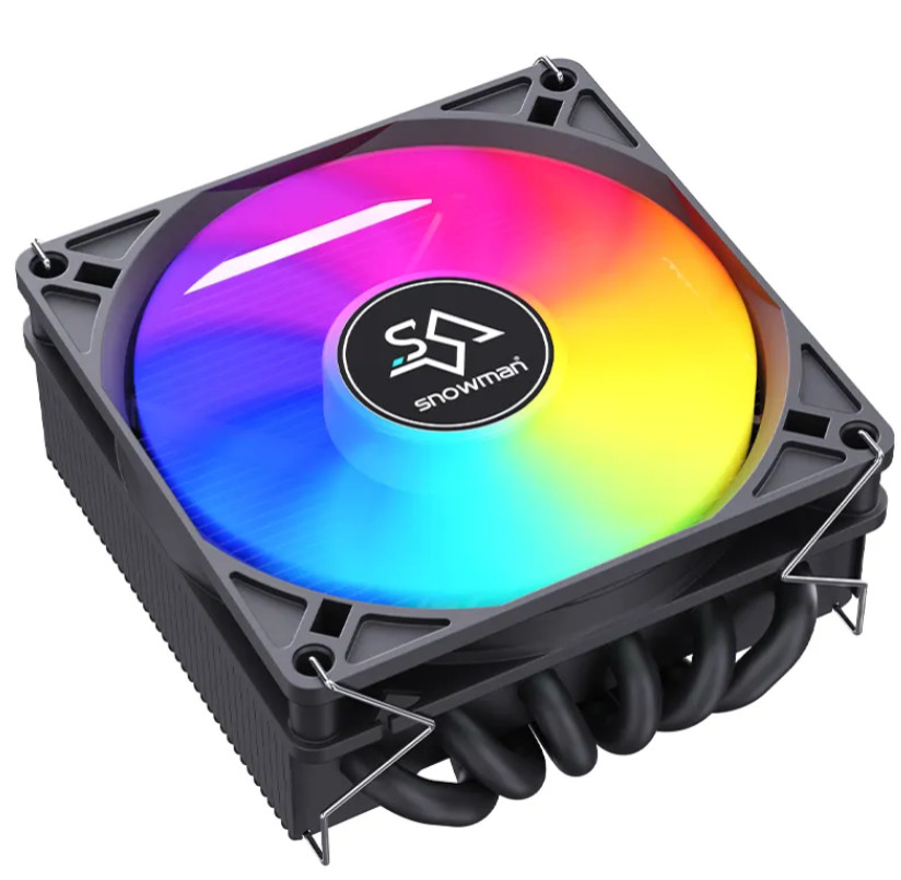 UltraThin 6 Heatpipe Low Profile CPU Heatsink Cooler ARGB RGB FAN 92mm AMD Intel
