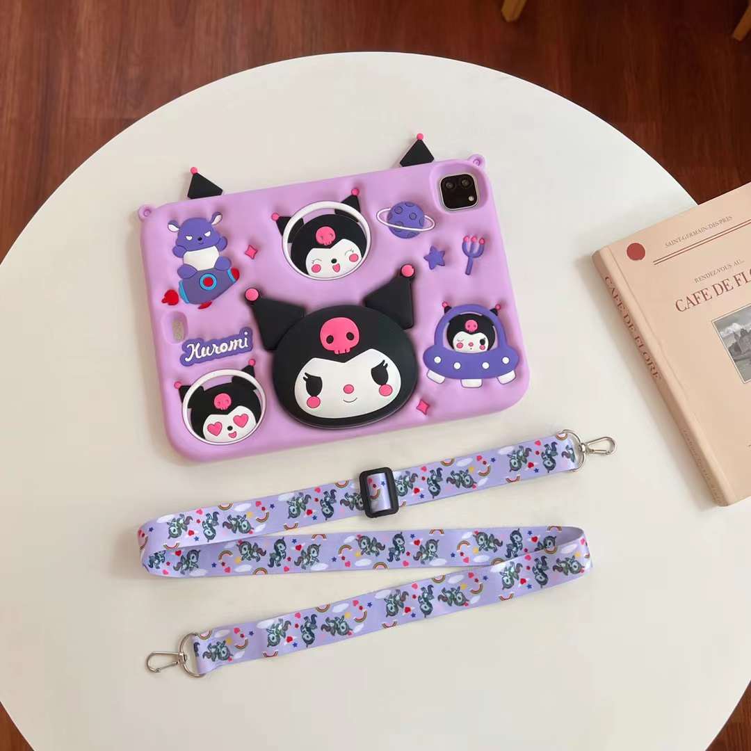 Kuromi Kids Shockproof Case Cover For Xiaomi Redmi Pad SE 11" Mi Pad 7 6 5 Pro