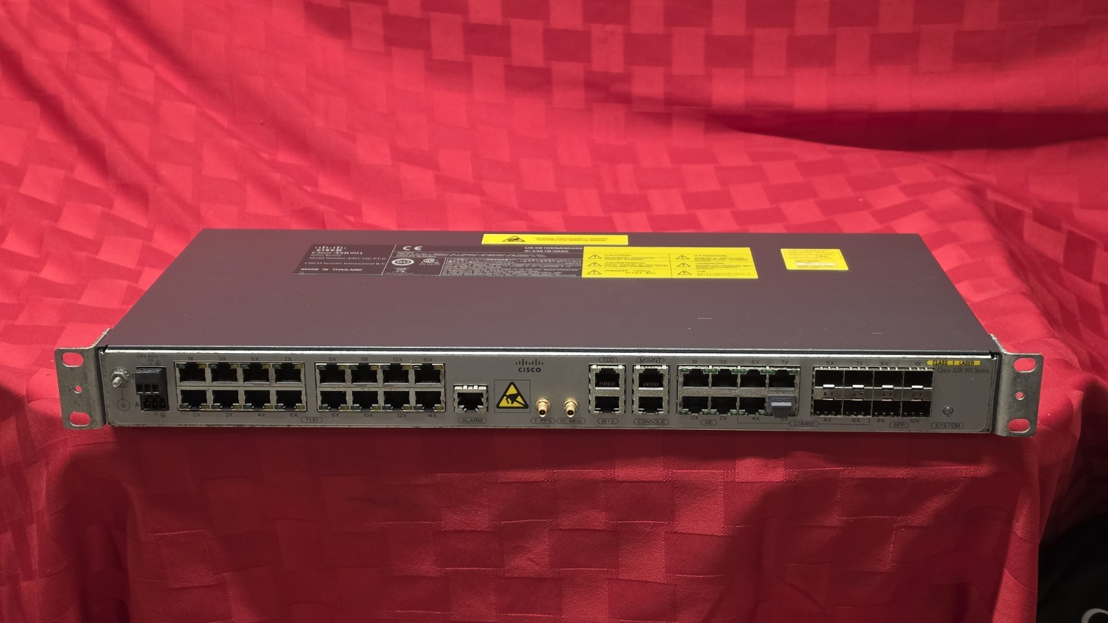 Cisco ASR 901 A901-12C-FT-D Router 12x T1/E1 GE Combo SFP Carrier Ethernet
