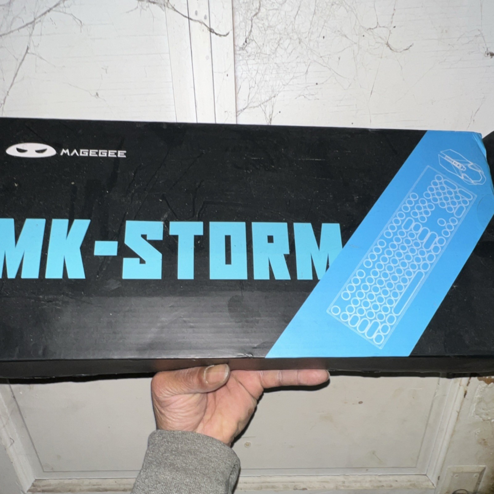 New MageGee MK-STORM Gaming Keyboard & Mouse Bundle Wired USB Black Red Switch