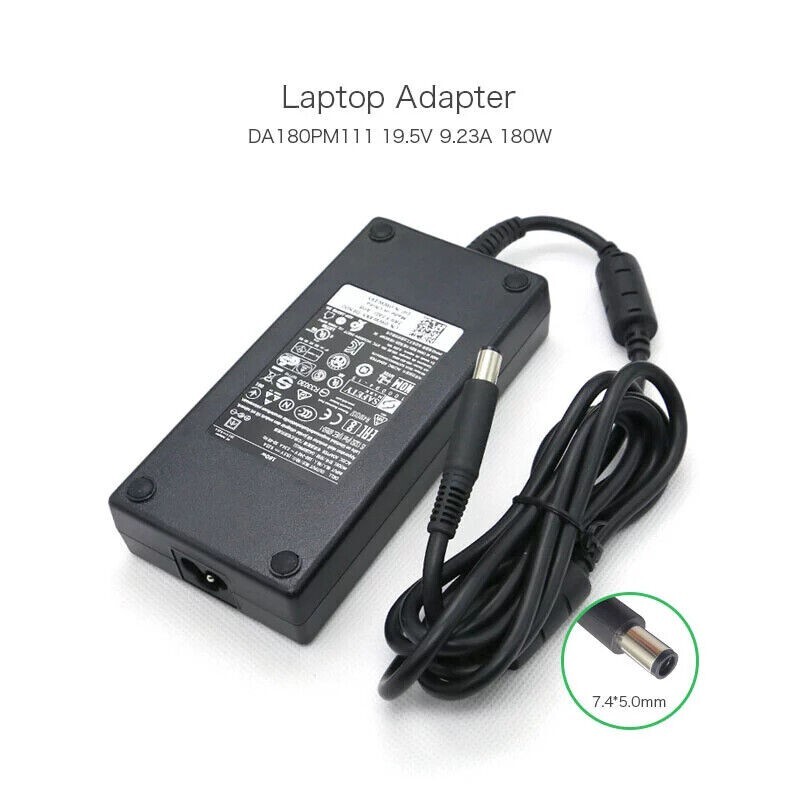 AU SELLER GENUINE DELL 180W  19.5V  9.23A DA180PM111 / LA180PM180 AC PSU -TESTED