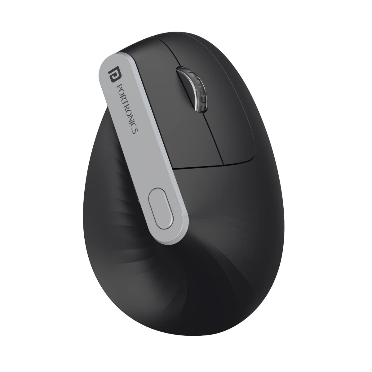 Portronics Toad Ergo Vertical Advanced Wireless Ergonomic Mouse 2.4Ghz 6D Button
