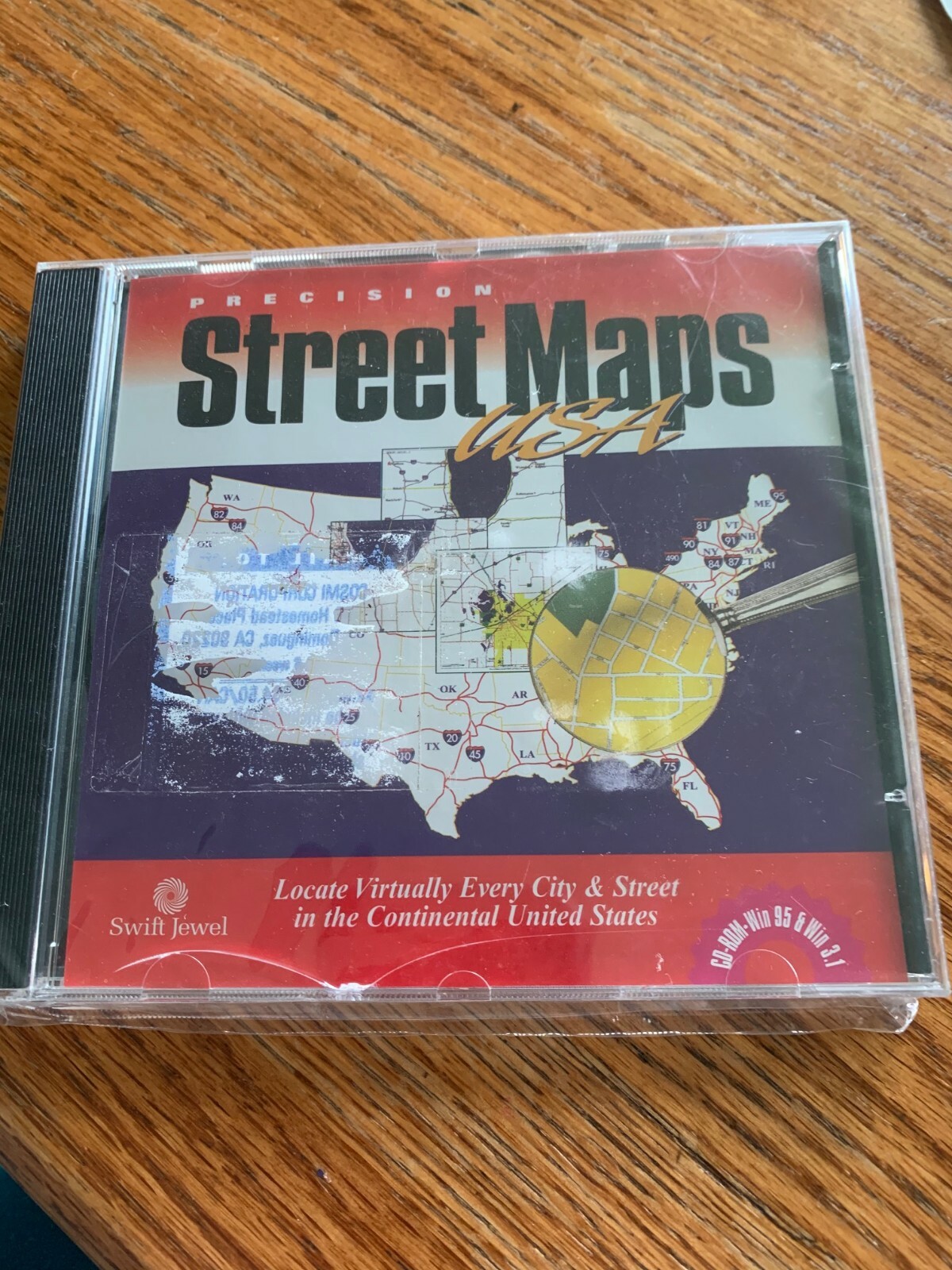  New Sealed Swift Platinum - Precision Street Maps USA - Windows PC Cracked Case