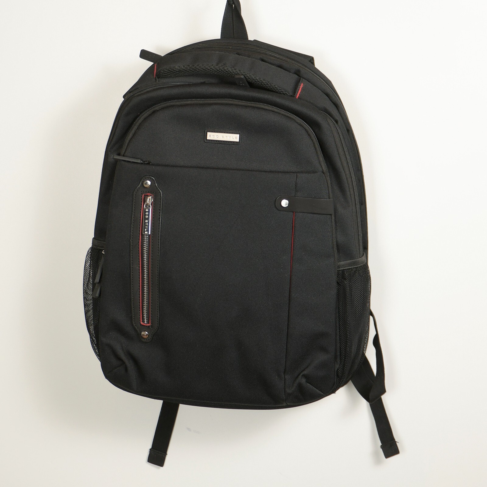 Eco Style Tech Pro Backpack Checkpoint Friendly Black w/Compartments