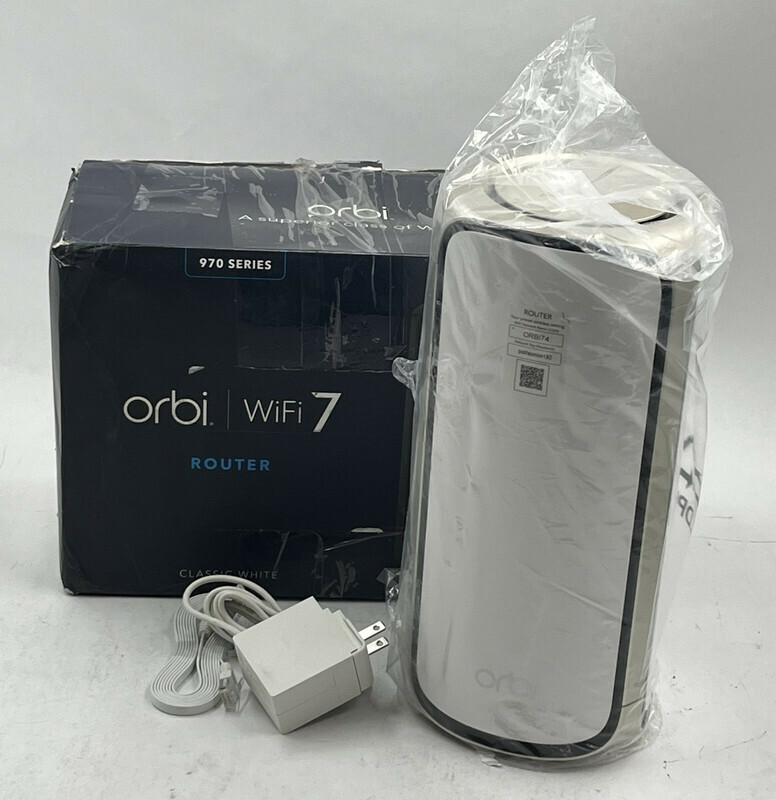 NETGEAR RBE971 ORBI 970 SERIES QUAD-BAND WIFI 7 MESH ROUTER