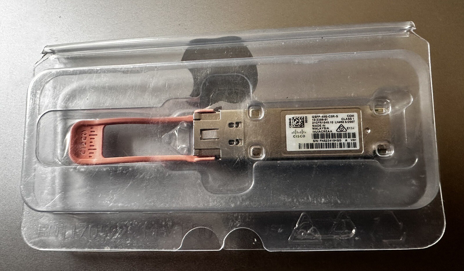 Cisco QSFP-40G-CSR-S New In Clamshell W/hologram In Stock