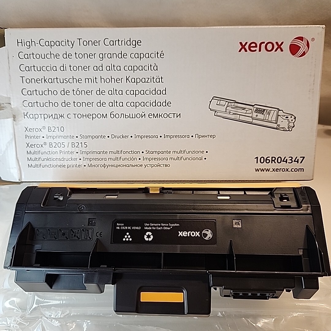 GENUINE - XEROX 106R04347 High-Capacity BLACK Toner for B205 B210 B215 OPEN BOX