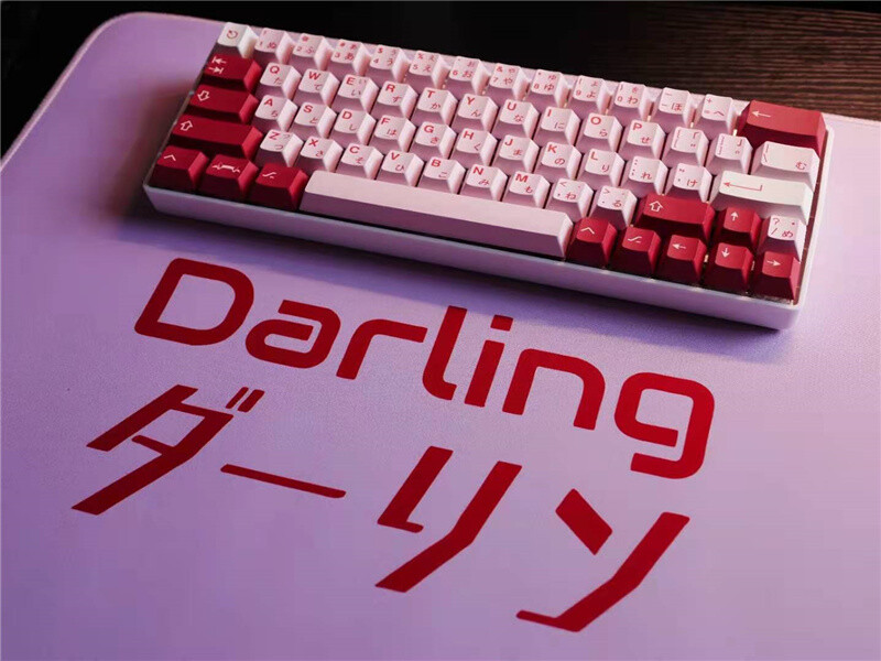 Darling in the Franxx 02 PBT Keycaps 145 Keys For Cherry MX Mechanical Keyboard