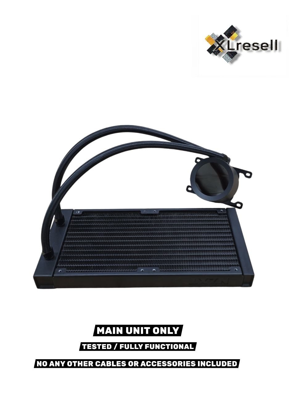 NZXT Kraken Plus 240mm CPU Liquid Cooler 2x120mm Fans 1.54" LCD Black