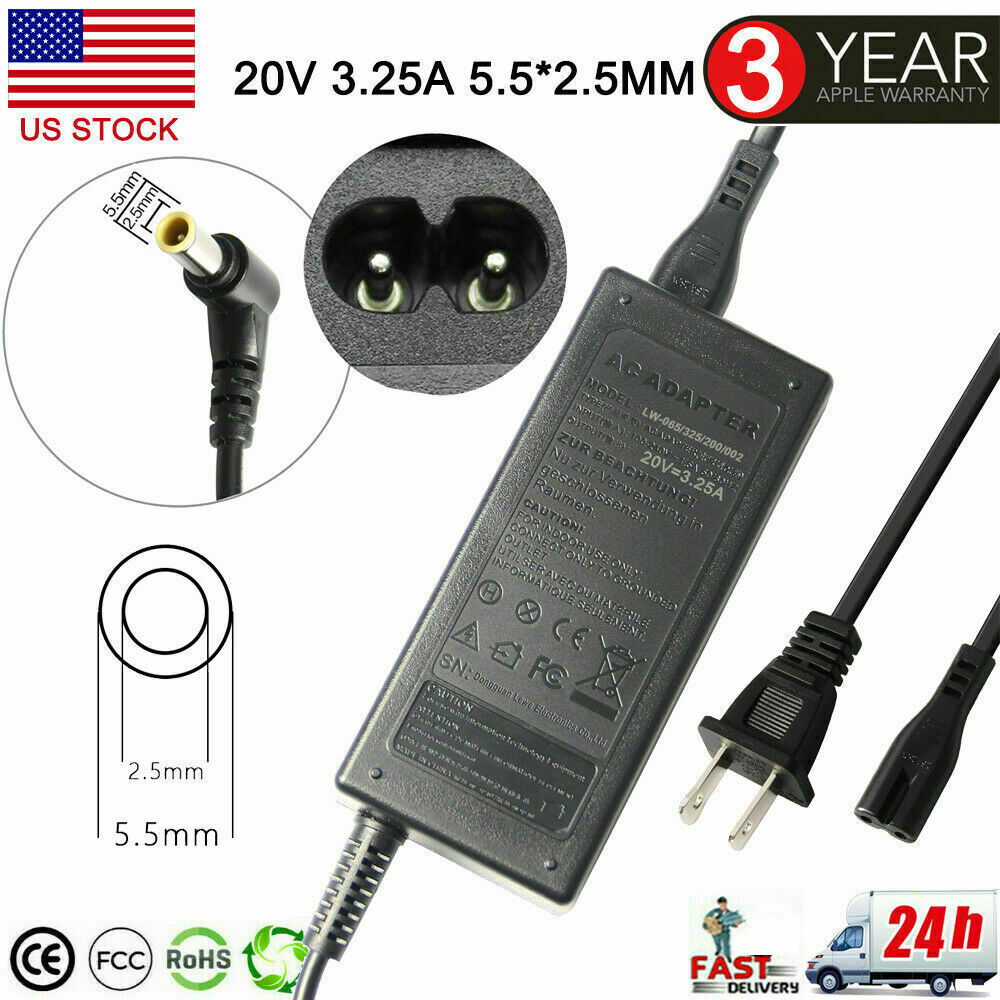 65W AC Adapter Charger for IBM Lenovo IdeaPad B560 B570 Z570 Z560 Z565 G580 Z575
