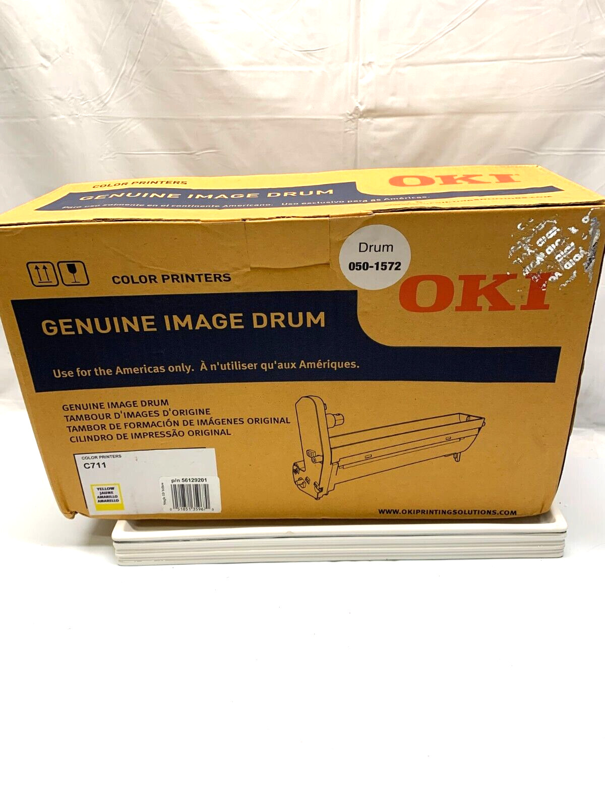 OKI  Genuine Image Drum 050-1572 -YELLOW-For Color Printers C711 *New-Box Damage