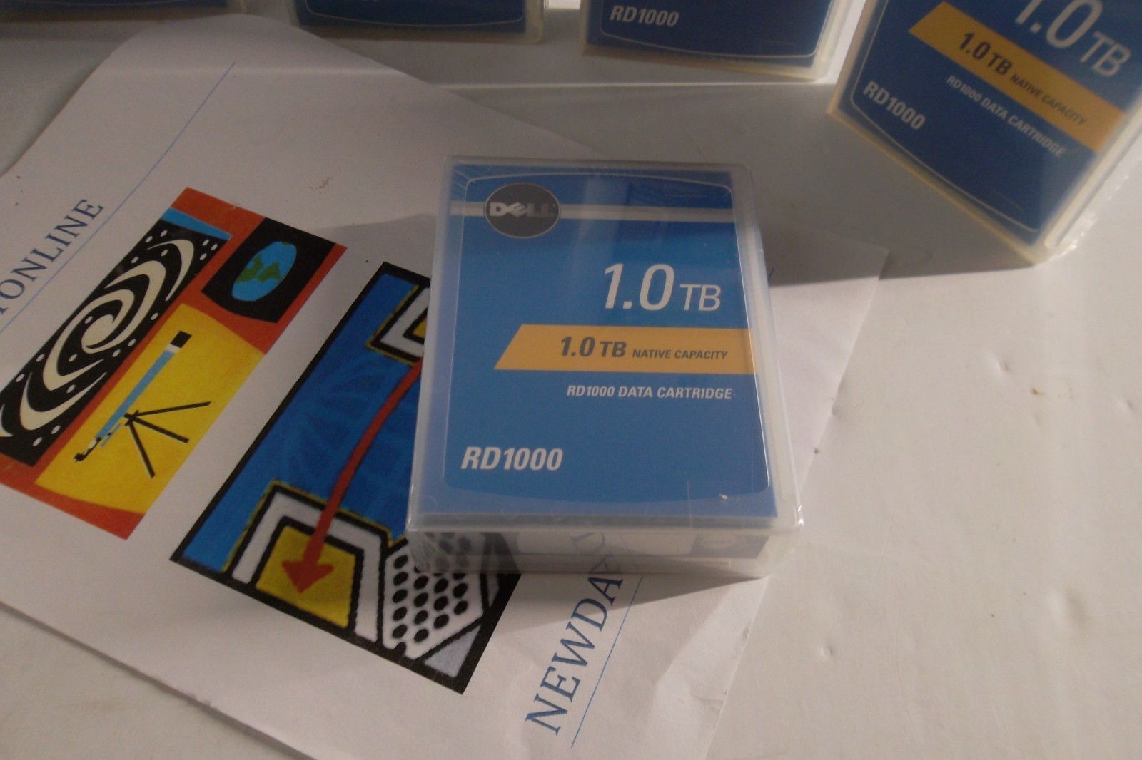 DELL PowerVault 10TB RD1000 Removable Storage Disk Cartridge Native G4HG G1N