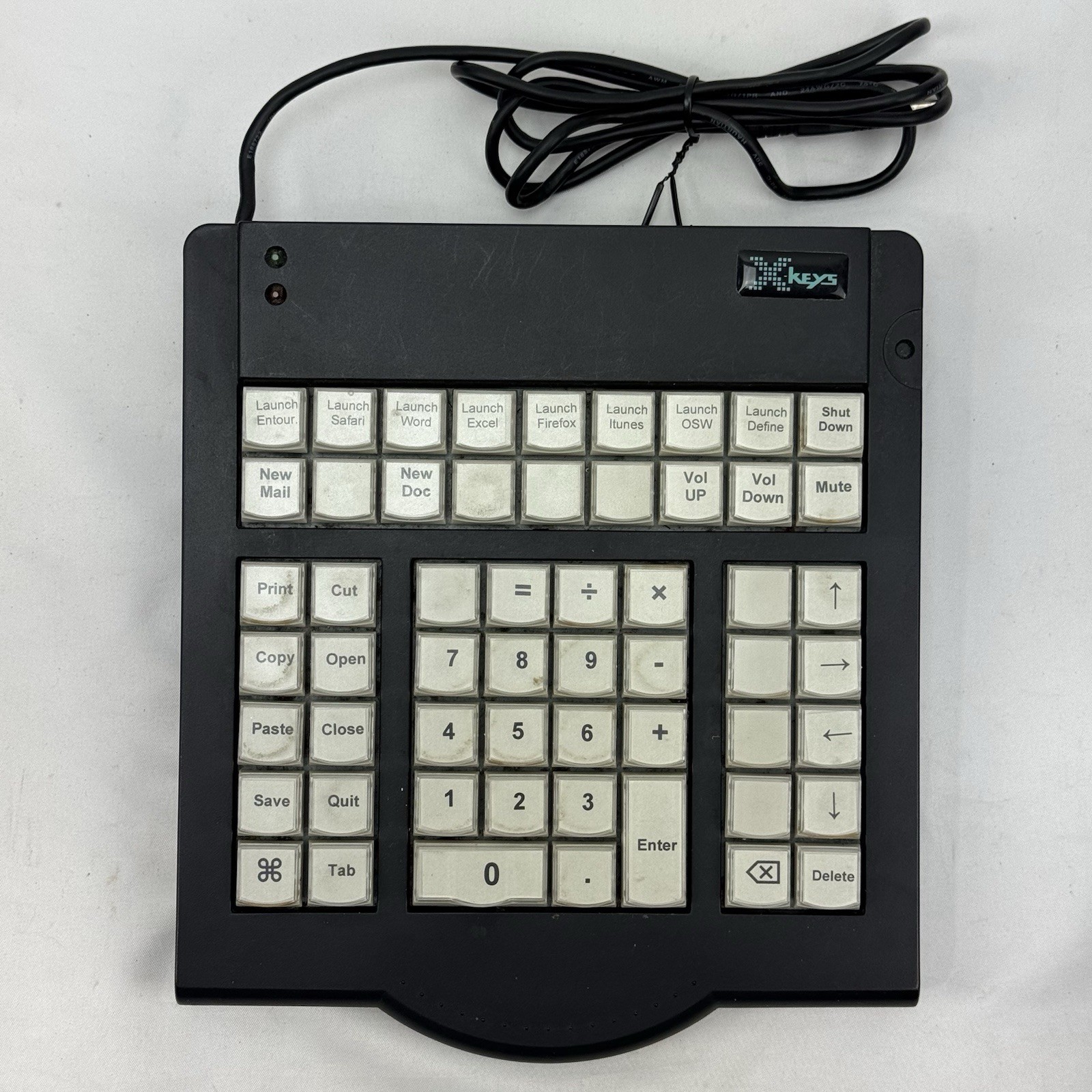 PI Engineering X-Keys SE USB Programmable Wired 58 Key Keyboard PIE002-15C