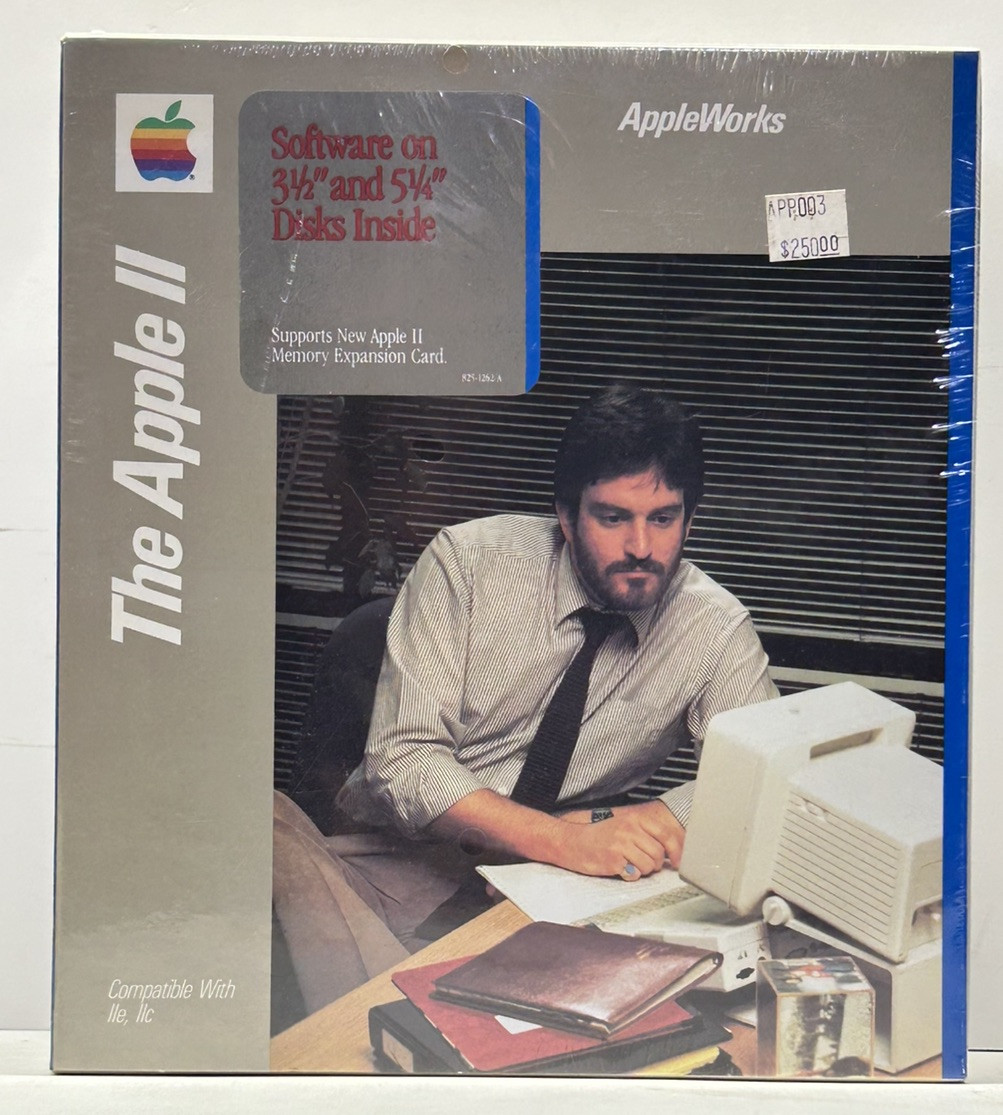 NEW Apple II Apple Works Applications Software IIc IIe Compatible Sealed B3