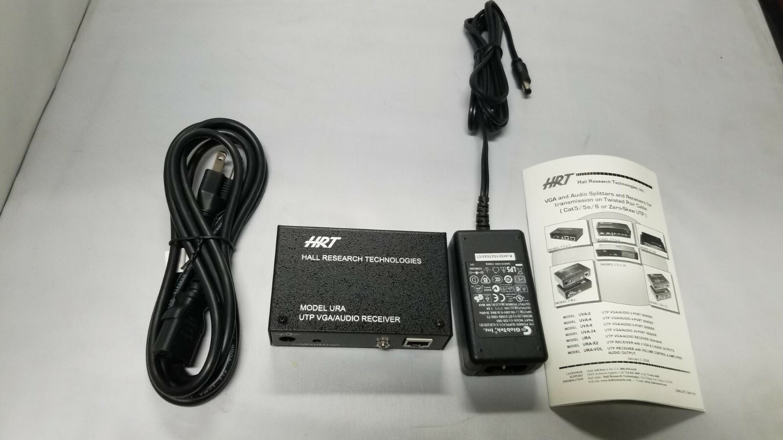 HRT URA UTP VGA/Audio Receiver | Hall Research Technologies NEW