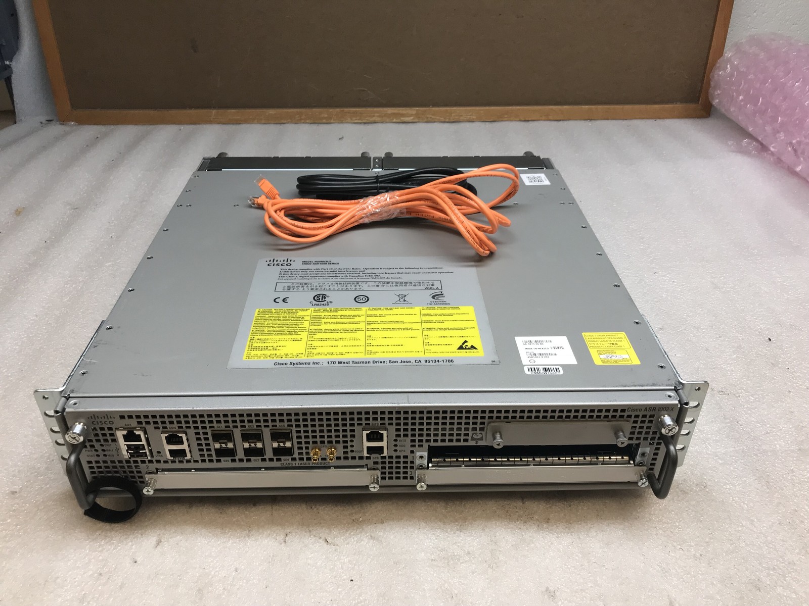 Cisco ASR1002-X V01 5Gbps Adv Enterprise Router Dual AC PSU Tested