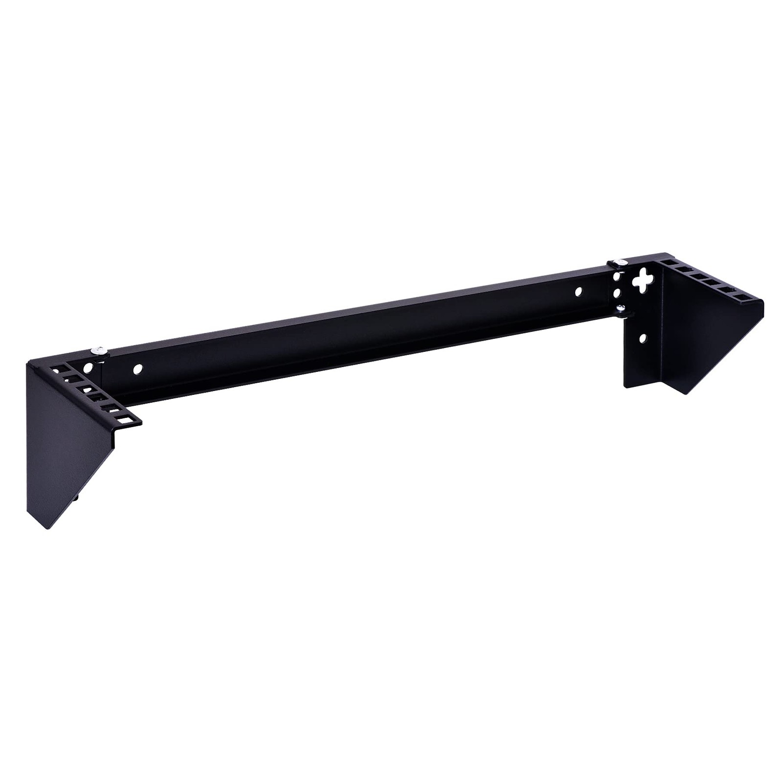 2U Vertical Wall Mount Rack Heavy Duty 125lbs Capacity Mounting Bracket