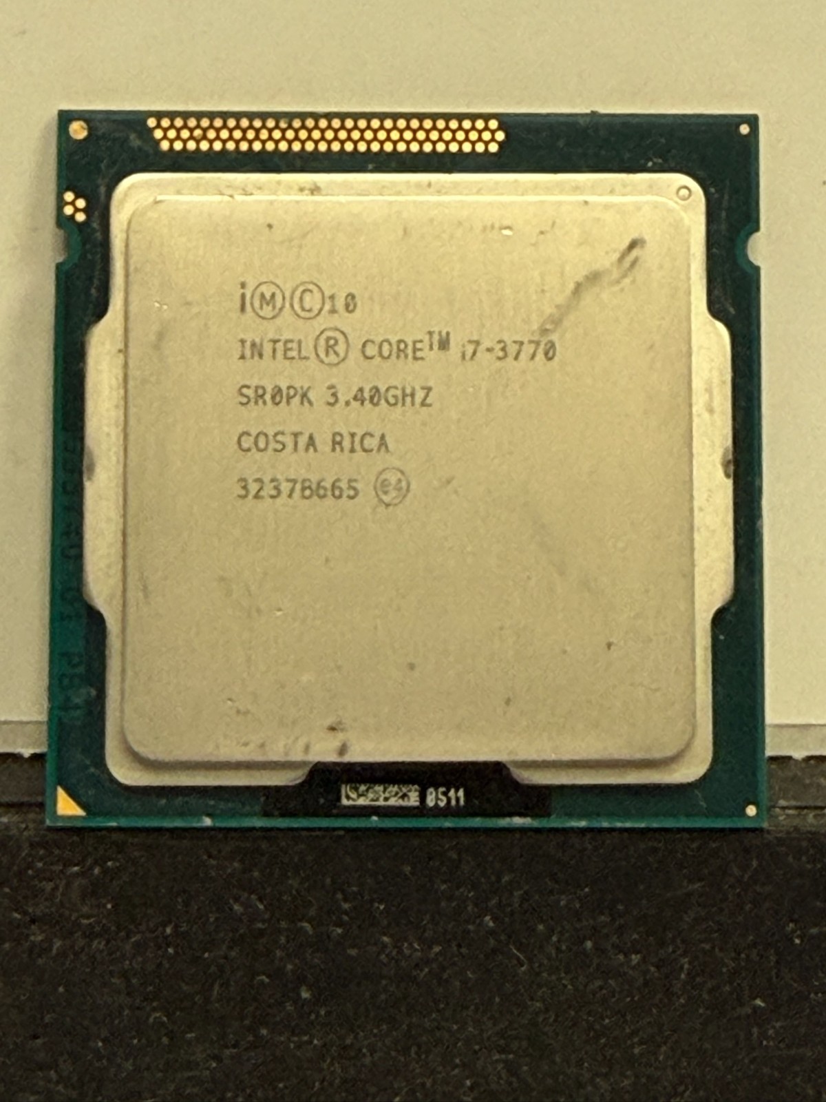 Intel Core i7-3770 (SR0PK) @ 3.40GHz / 8MB / Socket LGA 1155 / Processor ONLY