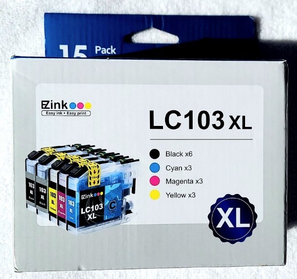 NEW FACTORY SEALED EZ INK Compatible Ink Cartridge Replacement LC103XL Lot of 13